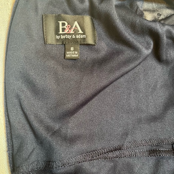 Betsy & Adam Cascading Ruffle Gown - Picture 7 of 15